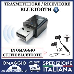 Trasmettitore Bluetooth e Ricevitore per Smart HIFI TV CUFFIA BLUETOOTH 🇮🇹 - Foto 1 di 1