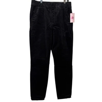 JUICY COUTURE Black Corduroy California Skinny Pull on pants NWT Size 12 - Image 1 of 4