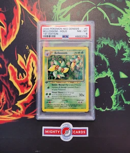 Pokemon Karte Bellossom 3/111 Neo Genesis Set 1. Edition Holo PSA 8 NM - MINT - Bild 1 von 3