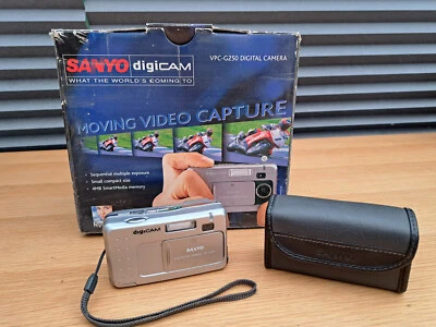 Sanyo Digital Camera VPC-G250 - Boxed - Full Working Order - Image 1 of 4