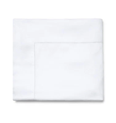 Sferra Fiona White Sateen 100% Long Staple Cotton Sheets or Pillowcases - Image 1 of 2