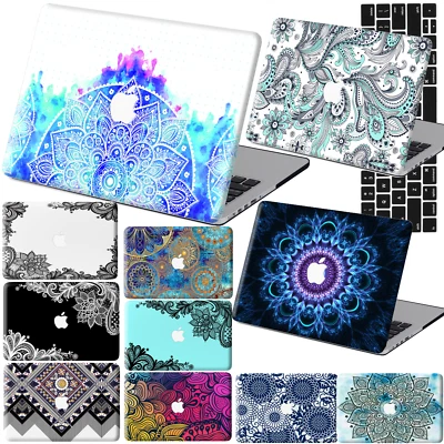 Funda rígida pintada Folk Mandala para llave nueva Macbook Air Pro 11"13"14"15"16 Foto 1 de 4