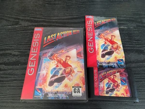 Last Action Hero Sega Genesis Complete In Box CIB Great Shape PU - Picture 1 of 3