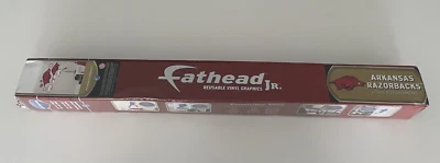 Gráficos de vinilo reutilizables Fathead Jr. Arkansas Razorbacks - Nuevo en caja Foto 1 de 4