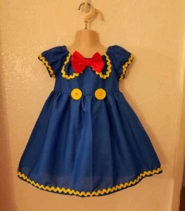 Donald Duck Blue dress 4T-6Y(6m-3T another listing) Halloween - Picture 1 of 4