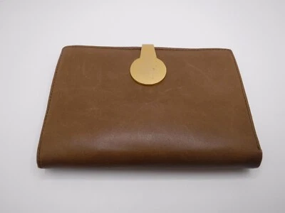 Loewe кожаный маленький вертикальный бумажник 1846 монета Kiss замок с золотой фурнитуры - Изображение 1 из 4