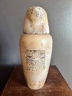 Alabaster-Kanopenvase  𓋹𓁈𓄇𓋖𓂀𓅃𓋹𓅔 Qabh Sanawaf