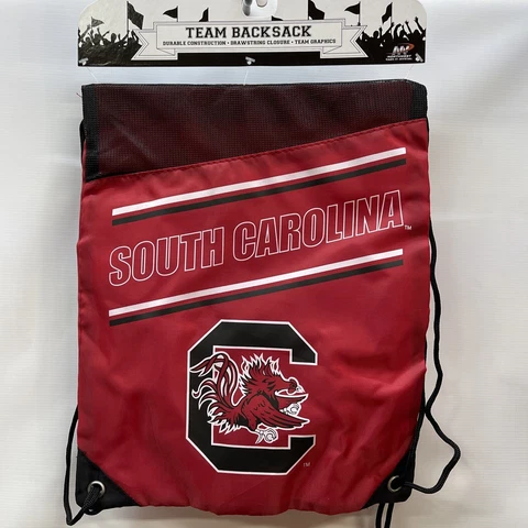 NCAA South Carolina Gamecocks, Team BackSack SLING Backpack Logo New Cover