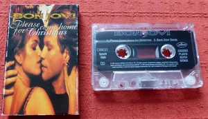 BON JOVI - UK CASSETTE TAPE SINGLE - PLEASE COME HOME FOR CHRISTMAS - Picture 1 of 4