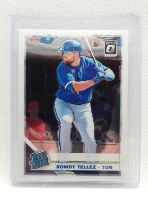 Rowdy Tellez 2019 Donruss Optic Baseball #52 Rated Rookie - Toronto Blue Jays - Image 1 of 2