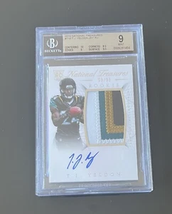 Camiseta deportiva de novato National Treasures TJ YELDON RC #118 2015 parche automático BGS 9 con 10 - Imagen 1 de 2
