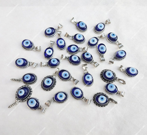 VETEMENTS Lotto di orecchini malocchio placcati argento sterling 925 all'ingrosso fatti a mano