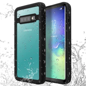 Fr Samsung Galaxy S10 Waterproof Case Shockproof Cover Built in Screen Protector - Picture 1 of 12