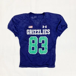 Under Armour Grizzlies Instinct 2 Football Jersey Youth L Navy Blue UFJ185Y #83 - Picture 1 of 2