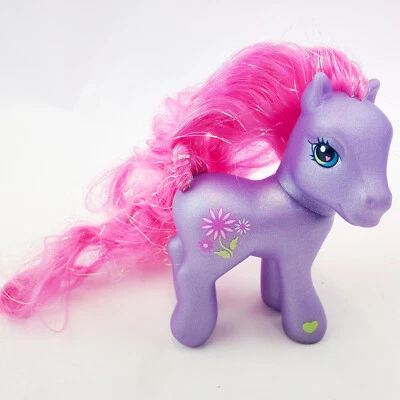 My Little Pony Petal Blossom G3 Purple Pony Super Long Glitter Mane Hair Hasbro - Image 1 of 4