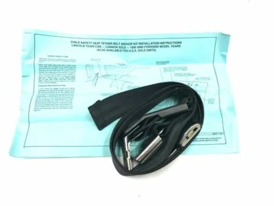 NOS 92-97 Lincoln Town Car cinturón de seguridad trasero hebilla izquierda F5VY5460045B Foto 1 de 2