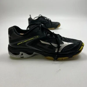 Mizuno Wave Lightning Z3 Womens Black Shoes Sneakers Size 8.5 - Picture 1 of 10