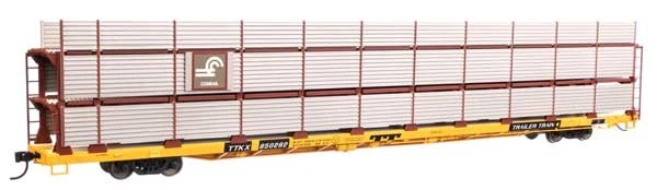 Walthers Mainline 910-8311 HO Scale 89' Flatcar Auto Rack Conrail #850282 - Image 1 of 1