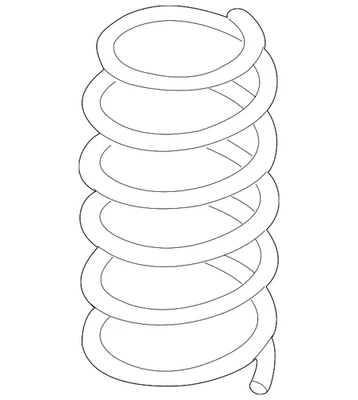 Muelle helicoidal original Volkswagen 3C0-411-105-B Foto 1 de 2