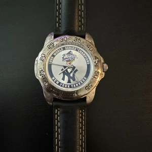 Vintage NY Yankees 1999 World Series Champions MLB Baseball Watch NOS - Picture 1 of 4