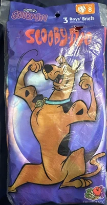 Vantage 2001 Funpals Scooby-Doo Boys Briefs Size 8 Brand New In Package - Image 1 of 4
