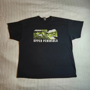 RARE Mountain Dew 906 Dewnited States Upper Peninsula MI Mens Black XXL T-Shirt - Bild 1 von 4