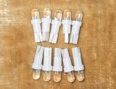 10 Cool White Instrument Panel DashBoard Speedometer LightBulb LED For Chevrolet - Image 1 of 4