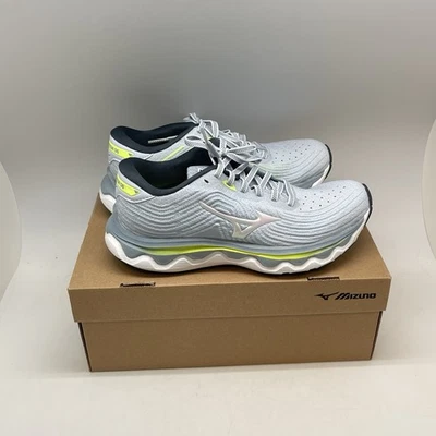 Mizuno Sneakers Womens 7 Wave Horizon 6 Running Gray Athletic Gym Sneakers New - Image 1 of 4
