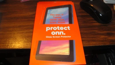 Onn 7 inch Tablet (2019-2024 Model) Tempered Glass Screen Protector - Image 1 of 3