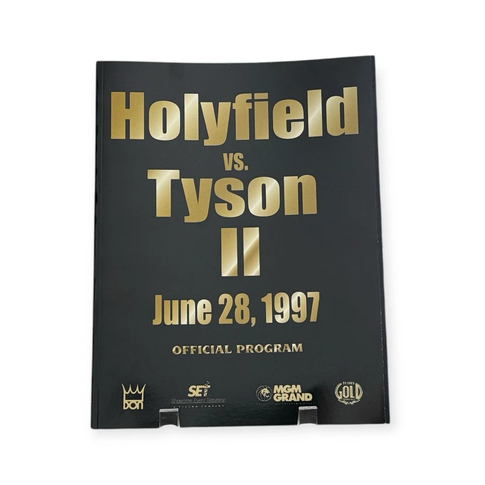 Holyfield Vs Tyson II Official Program June 28th, 1997 - Image 1 of 1