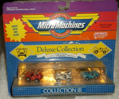 Micro Machines Deluxe Collection III Shelby Cobra Chevy Camaro Ford Mustang SVO - Image 1 of 3