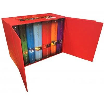 Harry Potter Complete Collection 7 Books Set Collection J K Rowling Hardback Red - Image 1 of 2