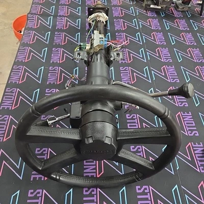 1984-1991 Chevrolet Chevy Van G10 G20 G30 Tilt Steering Column Shifter w Key - Image 1 of 4