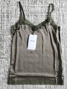 Max & Moi Paris Perhorta Silk and Lace Camisole - UK8 - RRP £150 - Picture 1 of 5