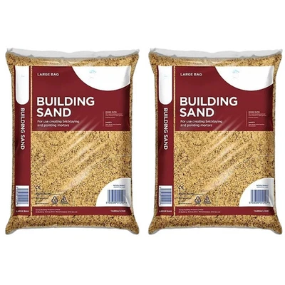 50kg Building Sand – Soft Washed Mortar Cement Bag for Bricklaying & Pointing - Image 1 of 2