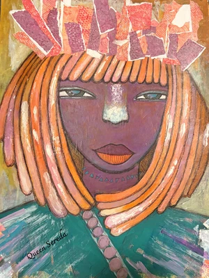 REINA SEREDA EXPRESIONISMO 15X11 Ella Corona Todo Bellas Artes Hogar Interior Diseño Foto 1 de 4