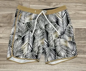 Taglia 34 - Vuori Cruise Boardshort #V314 7,5" cucitura interna modello fronde di grano - Foto 1 di 6