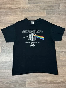 OLD GUYS RULE "Dark Side Of The Shed" Mens T-Shirt Excellent Condition - Picture 1 of 13