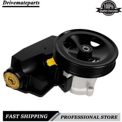 20-38771 Power Steering Pump w/ Pulley For 1996-03 Jeep Cherokee XJ Wrangler TJ - Image 1 of 4