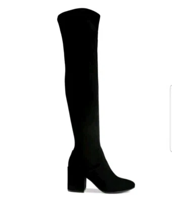 Bar III Mujer Gabrie Negro Sobre la Rodilla Botas Zapatos 9.5 Mediano (B,M) NUEVO CON CAJA Foto 1 de 4