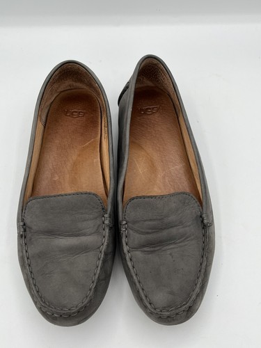 Mocassini driver UGG Australia Milana II grigio 1098209 ballerine pelle scamosciata taglia 8 5