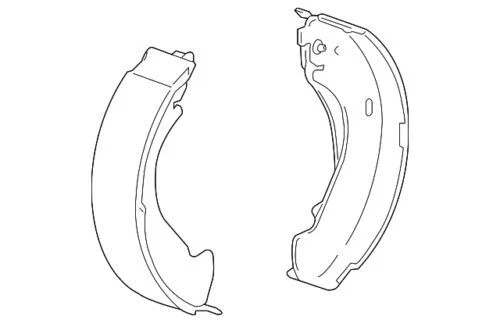 Juego de zapatas de freno de tambor trasero genuino GM 1998-2002 Chevrolet GMC Cadillac 19150002 Foto 1 de 2