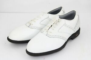  Mens Reebok Golf Shoes 14-34841 White Size 8 No Spikes