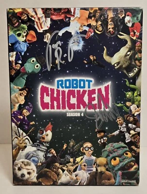 Robot Chicken Season 4 Autographed By Seth Green And Tom Root With COA - Image 1 of 4