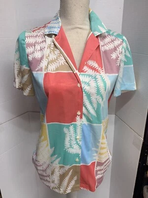 Blusa Vintage VERA Muestra Talla 10 Colores Pastel Buen Estado  Foto 1 de 4