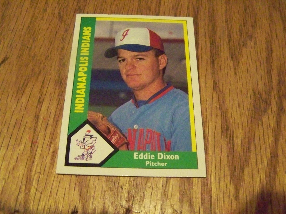EDDIE DIXON  1990 CMC PRE ROOKIE MINOR LEAGUE BASEBALL CARD #60 INDIANAPOLIS - Image 1 of 1