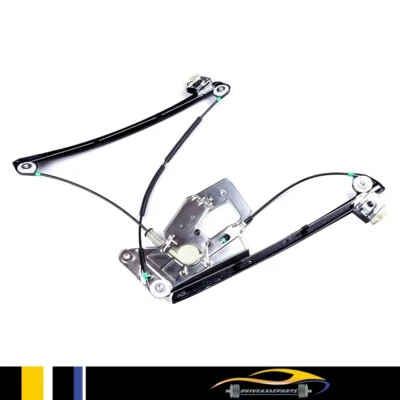 Regulador de ventana eléctrica del lado del pasajero delantero para BMW 525i 528i 530i M5 sin motor Foto 1 de 4