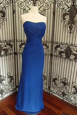 S167 VESTIDO FORMAL DE DAMA DE HONOR JORDAN 478 TALLA 10 REAL $198 Foto 1 de 4
