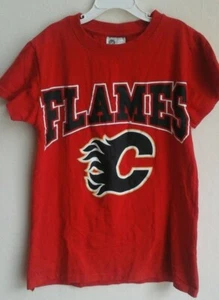 Calgary Flames NHL Hockey Youth T Shirt tee - Size XL (18)--NEW--w/o tags - Picture 1 of 3