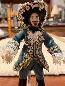 Dollhouse Miniature 1/12 Artisan Male Musketeer Doll 6.5” Exquisite